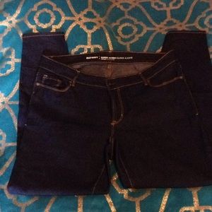 Old navy super skinny dark wash jeans